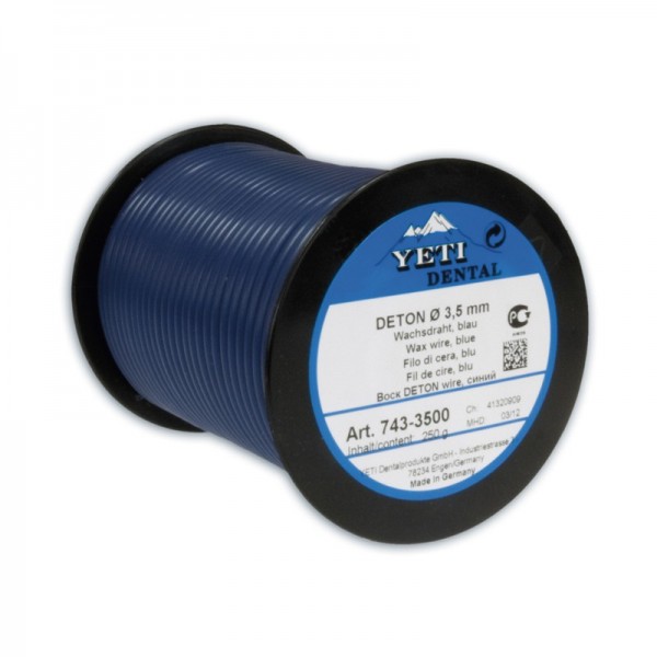 Hilo Cera Rollo Azul Deton Ø5mm 250gr #